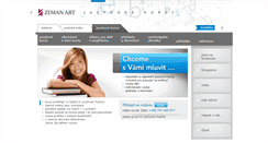 Desktop Screenshot of kurzy.zemanart.cz